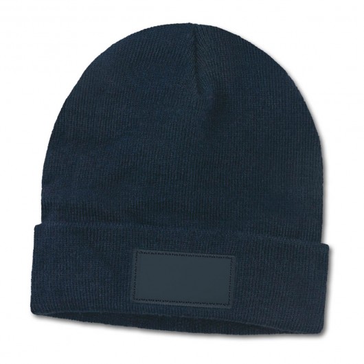 Navy Himalayas Badged Beanies